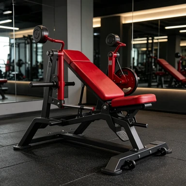 Commercial Plate Loaded Biceps Trainer Gym Isolated Arm Curl Strength Equipment For Biceps Brachii factory